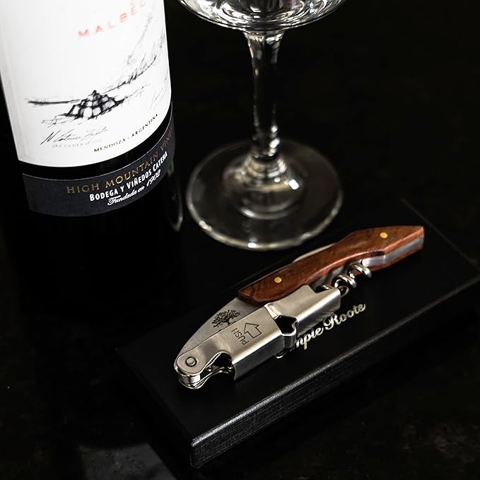 Simple Roots Classic Wine Opener - Best Sellers Classic Corkscrew for Wine Bottles, Manual Durable Bottle Opener for Servers, Bartenders, Cork Screws & More!