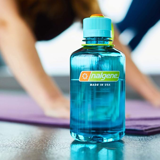 Nalgene Sustain Tritan BPA-Free Water Bottle Made with Material Derived from 50% Plastic Waste, 16 OZ, Narrow Mouth