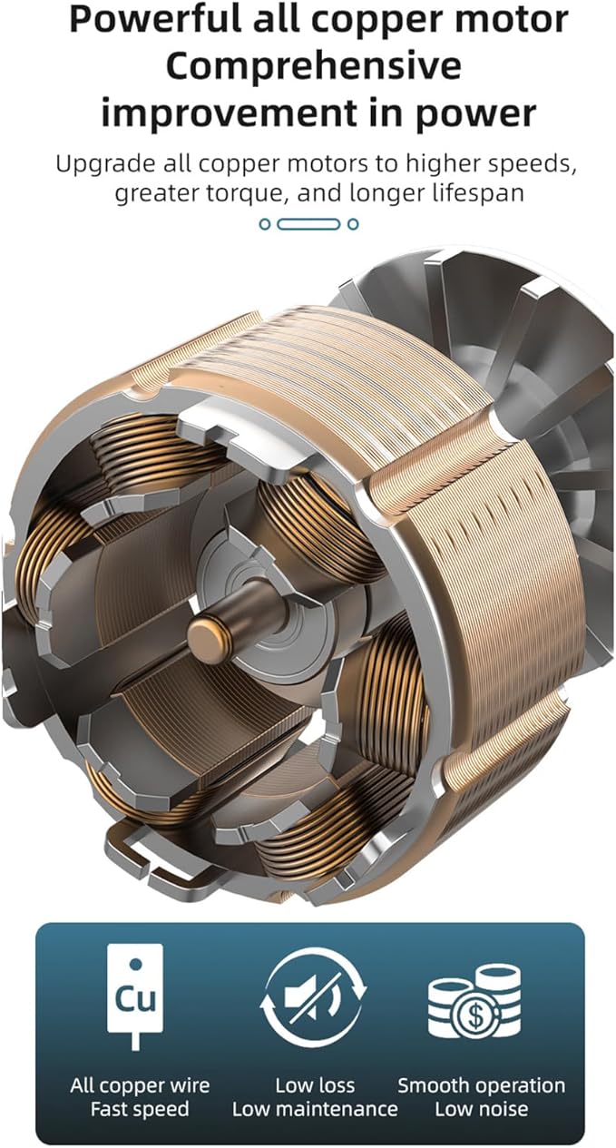 21V Cordless Impact Wrench, 406 Ft-lbs (550Nm) Brushless 1/2 inch, 3200 rpm High Torque Impact Gun, 2 x 3000mAh Battery, 5Pcs Driver Sockets, 14 Bits, Charger, Storage Box for Car Home