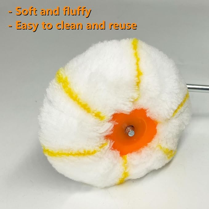 Corner Paint Roller Covers Set, 4 pcs Corner Paint Roller Covers, Corner Roller Replacement Sleeve