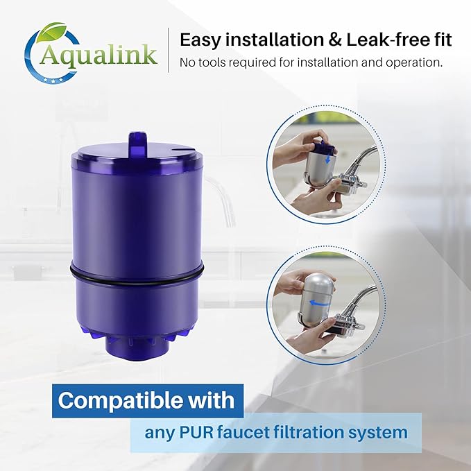 Faucet Water Filter Replacement for Pur® Plus RF9999® FM-2500V, FM-3700, RF3375 3PACK