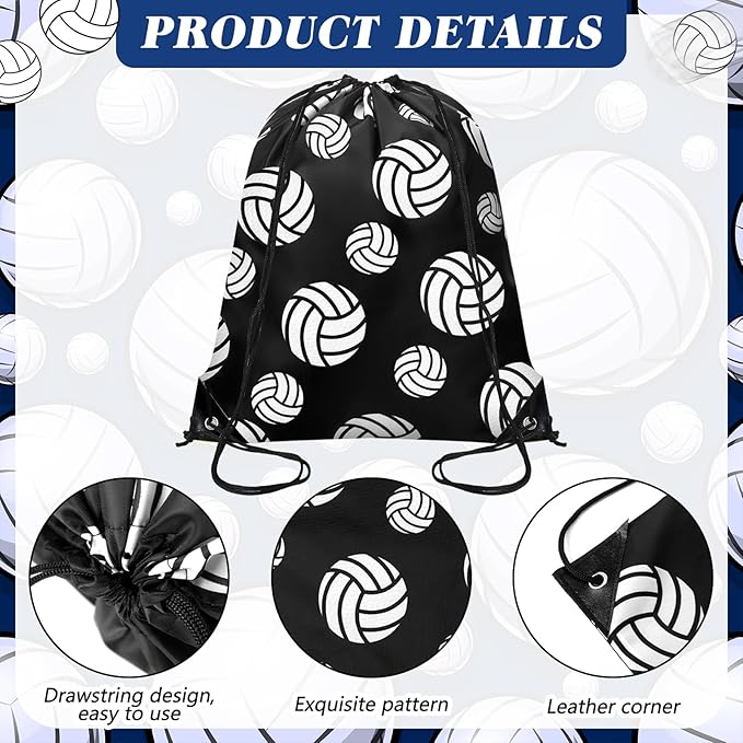 20 Pack Volleyball Cups with Lid and Straw 14.2 oz Reusable Tumbler Clear Plastic Drinking Cups with 20 Pack Drawstring Bag for Birthday School Sport Decorations Party Supplies