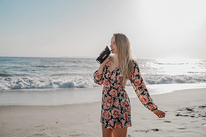 Coldest Sports Water Bottle - Straw Lid Bottle with Handle Leak Proof, Vacuum Insulated Stainless Steel, Double Walled, Thermo Mug, Metal | Silver 18 oz