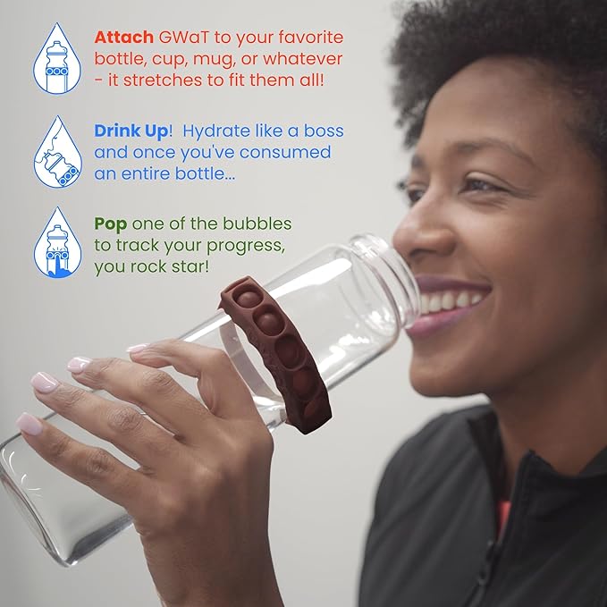Hydration Tracker for Water Bottles, Helps You Drink More