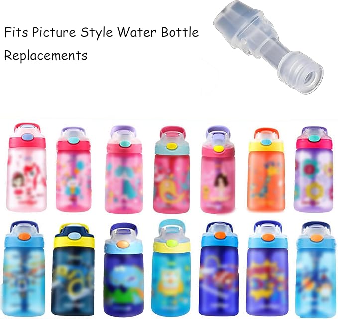 6 Pack Silicone Mouth Bite Valve for Contigo Water Bottle Replacement, Water Bottle Bite Valve Replacement for Contigo Water Filter Bottle Mouth Parts, Water Bottle Bite Valve