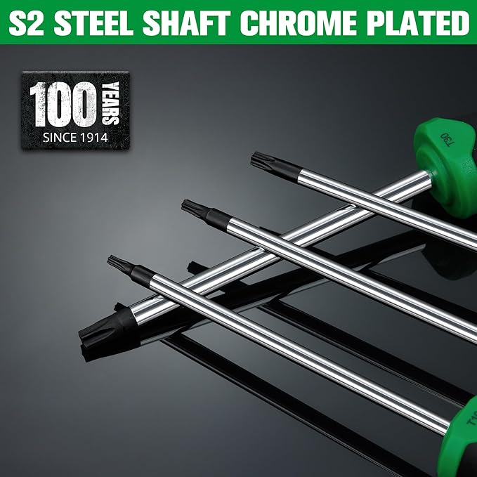 SK 5-Piece Star Screwdriver Set, Magnetic Screwdriver Set, S2 Steel, SureGrip Handle
