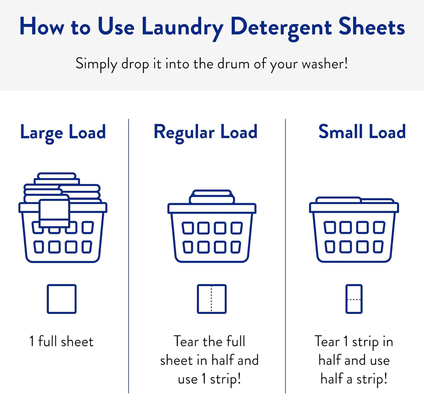 The Clean People Laundry Detergent Sheets - Laundry Soap - Ultra Concentrated, Recyclable Packaging, Stain Fighting - Sweet Petals & Vanilla, 96 Pack