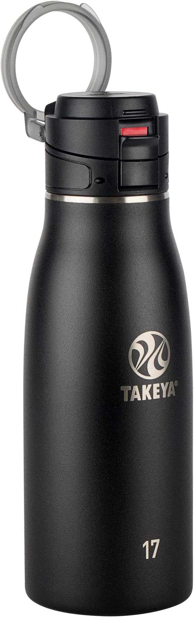 Takeya 17 oz Traveler Stainless Steel Insulated Travel Coffee Mug with Locking Leak Proof Lid, Premium Quality, BPA Free, Onyx