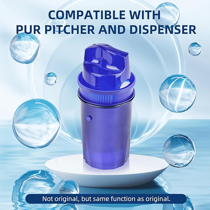 Water Filter Replacement for PUR, PUR Plus Pitcher and Dispenser, Replace PPF900Z,PPF951K,CRF950Z,PPT700W, PPT711W, NSF Certified, Reduce Lead, 3 Pack