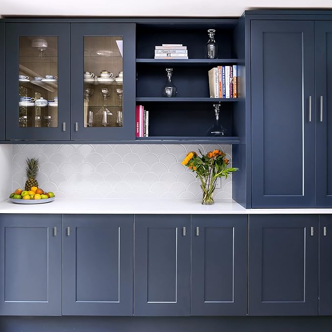 Ravinte 10 Pack | 2" Cabinet Pulls Brushed Nickel Stainless Steel Kitchen Cupboard Drawer Pulls Cabinet Handles 2 Inch Length with Mounting