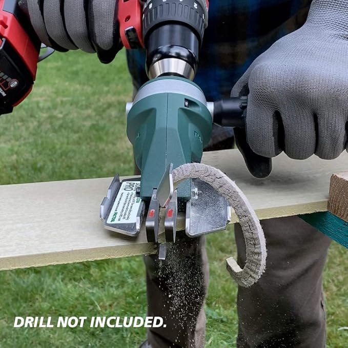 PacTool SS704 Snapper Shear Siding Pro - Siding Cutting Shear - Cordless Drill Attachment - Professional Power Tools