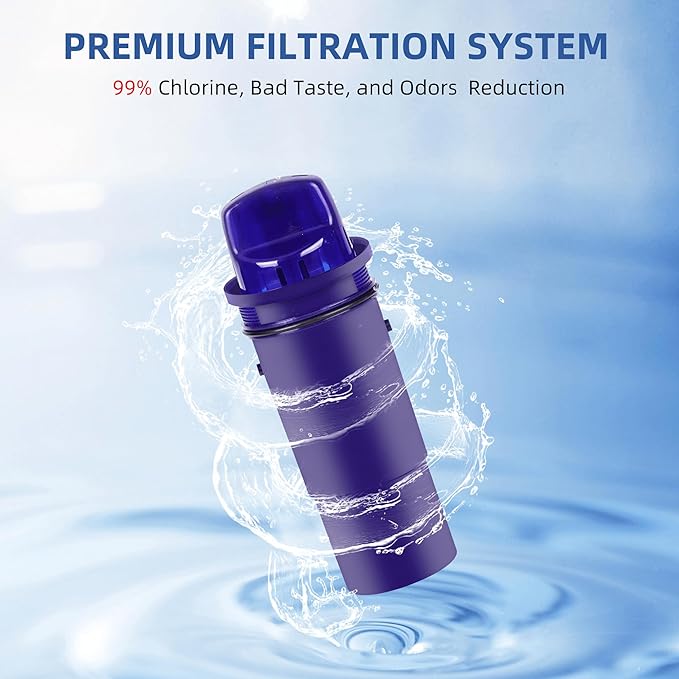 Water Filters Replacement for PUR, PUR Plus Pitcher and Dispenser, 4 pack Water Filters Replace PPF900Z,PPF951K,CRF950Z,PPT700W, PPT711W