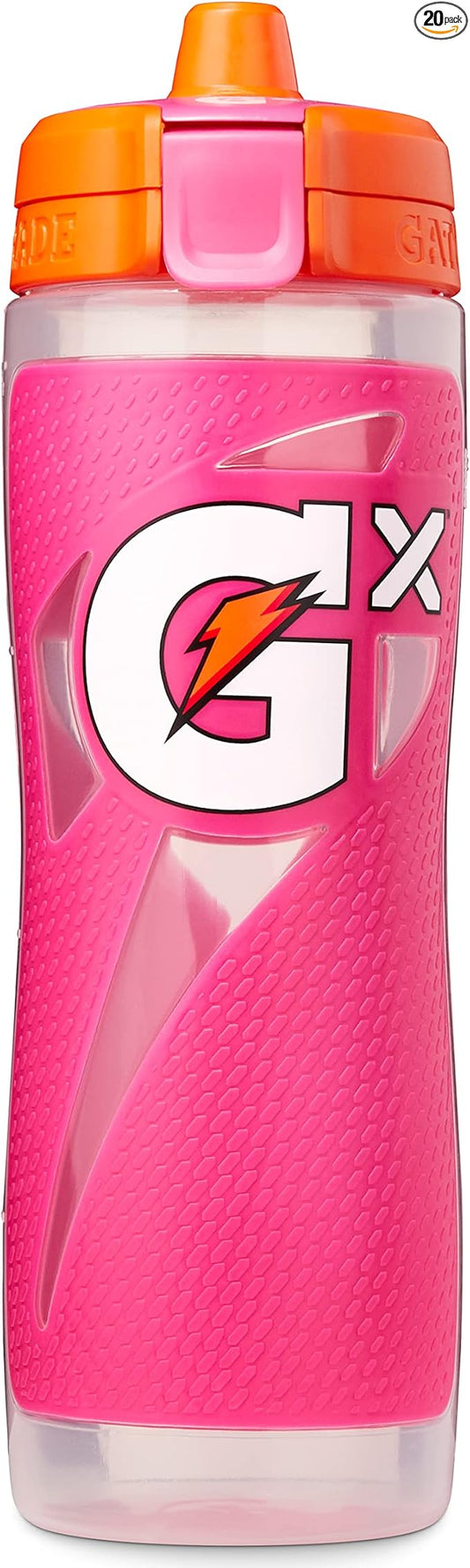 Gatorade Gx Bottle, Pink, 30 Oz