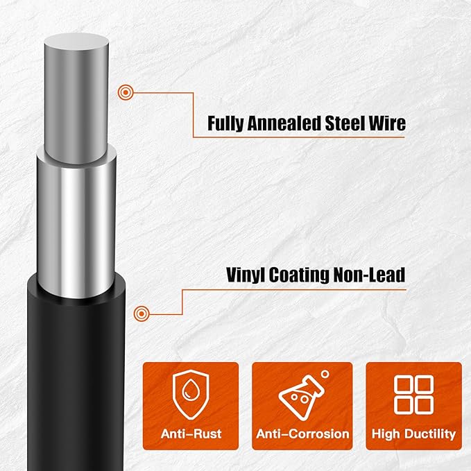 24" x 100' 1/4inch Hardware Cloth, Black Vinyl Coated Chicken Wire Fence Galvanized Welded Mesh Roll for Home Garden Rabbit Cage