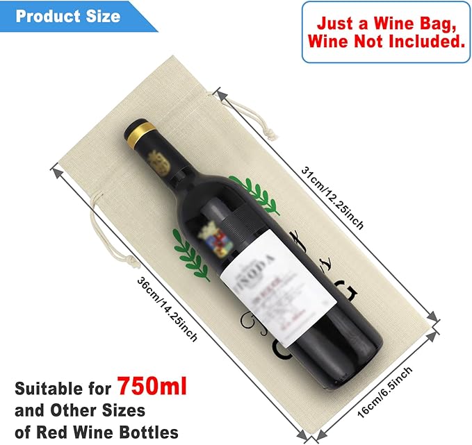 Friendship Themed Gifts for Her Him Wine Bag Best Friend Friendship Birthday Gifts Thanksgiving Christmas Graduation Gifts for Women Men Coworker Bestie Sister Reusable Wine Bottle Bag Cover