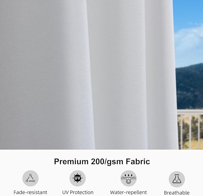 PURPLE LEAF 10' x 10' Square Patio Umbrella Outdoor Table Umbrella Aluminum Frame Market Umbrella Sun Umbrella with 8 Sturdy Ribs for Garden Deck Lawn Pool White