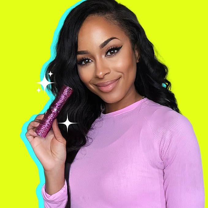 BLINGSTING 3-in-1 Women's Safety Kit - Professional Grade Pepper Spray - High Voltage Mini Stun Gun - Self-Defense Security Alarm - UV Dye - Glitter