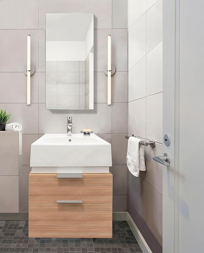 Krugg Medicine Cabinet | Recess or Surface Mount | Blum Hinge 170 Degree Soft Close|(18"x36")