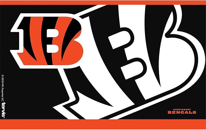 Tervis Triple Walled NFL Cincinnati Bengals Insulated Tumbler Cup Keeps Drinks Cold & Hot, 30oz - Stainless Steel, Rush