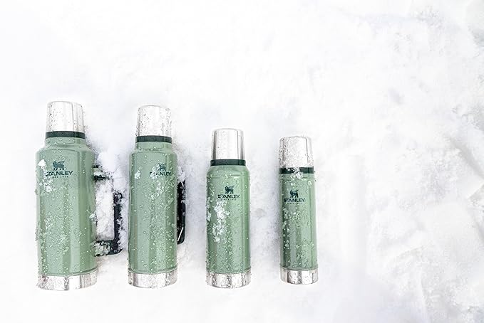 Stanley Classic Vacuum Insulated Wide Mouth Bottle -BPA-Free 18/8 Stainless Steel Thermos for Cold & Hot Beverages