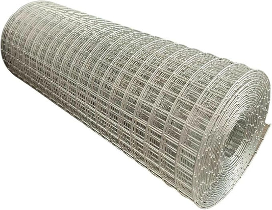 Hardware Cloth 1/2inch 10inx15ft 19 Gauge,Double-Layer Hot-Dip Galvanizing After Welding,Chicken Wire Netting Garden Wire Fencing Rabbit Snake Fence Chicken Coop Plant Supports