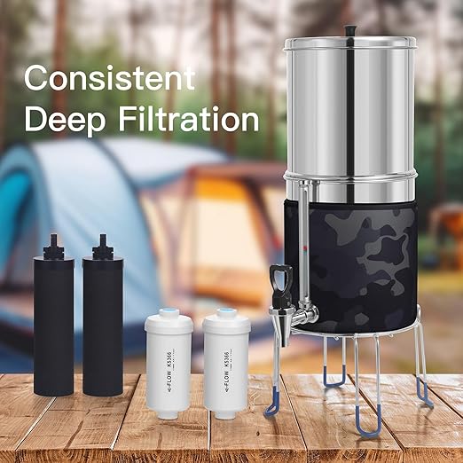 Fluoride Filters, Replacement for Berkey® PF-2® Fluoride Filters, Berkey® Gravity Filtration System and King Tank Series (Pack of 4)