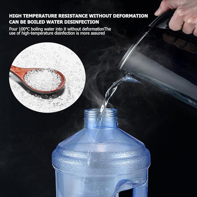 Water Storage Container, Portable Water Jug with Screw Hat and Handle, Water Container for Sports Outdoor Activities (3L)