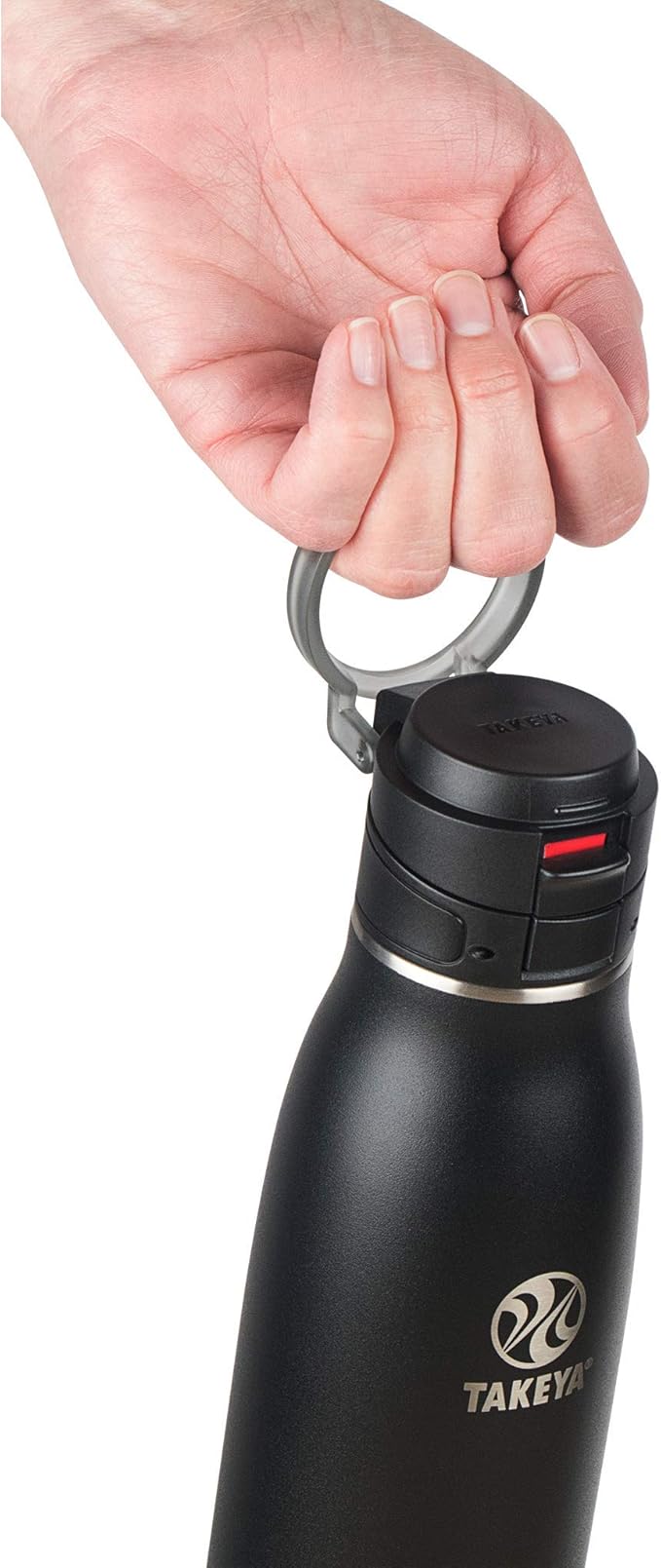 Takeya 17 oz Traveler Stainless Steel Insulated Travel Coffee Mug with Locking Leak Proof Lid, Premium Quality, BPA Free, Onyx