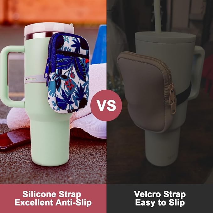 MLKSI Water Bottle Zipper Pouch for Stanley Cup Accessories, Cute Storage Bags for Stanley Tumbler with Handle, Gym Accessories for Simple Modern 40 oz Tumbler with Handle Stanley Bottle