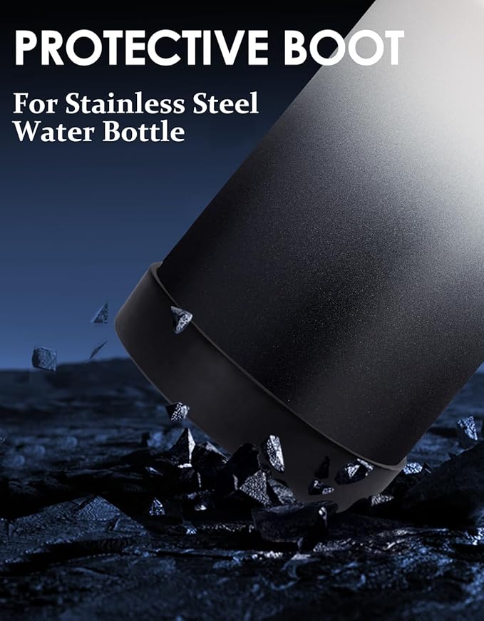 Insulated Water Bottle with Straw - 64oz Stainless Steel Water Bottles with Paracord Handle, 1/2 Gallon Big Water Jug Vacuum Insulated Waterbottle Metal Flask Reusable Double Wall Sport Bottle