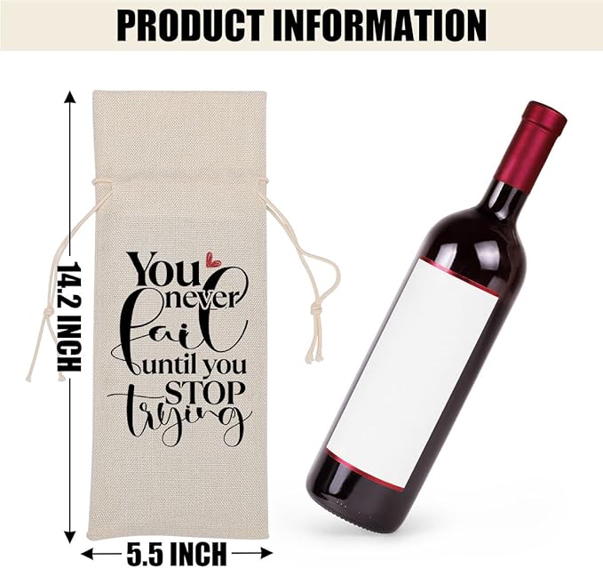 Funny Wine Quotes Wine Bag Wine Tasting Party Supplies for Wine Lovers Women Men Bride Bestie Mother Christmas Birthday Wedding Bachelorrette Party Wine Bags