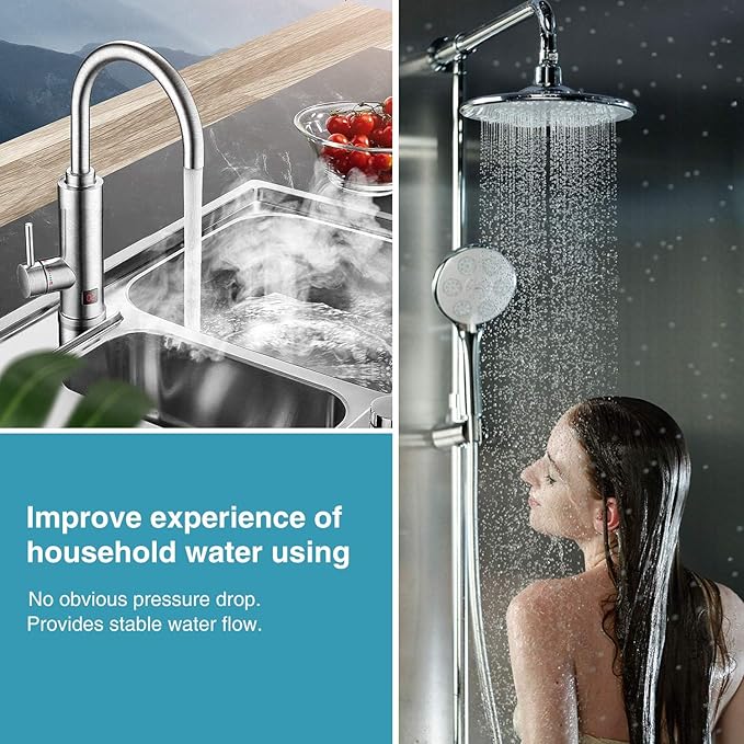 Membrane Solutions 5 Micron Pleated Polyester Sediment Water Filter 10"x2.5" Replacement Cartridge Universal Whole House Pre-Filter Compatible with W50PE, WFPFC3002, SPC-25-1050, FM-50-975 - 6 Pack