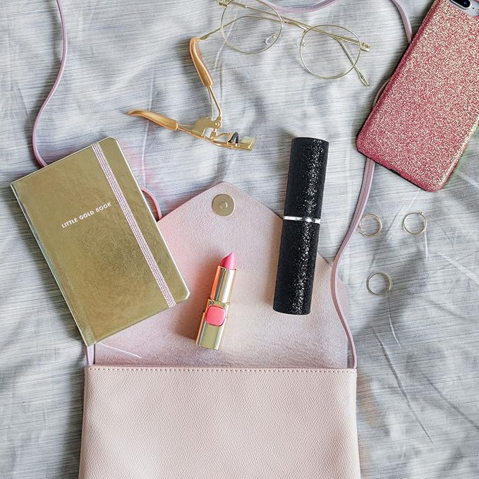 BLINGSTING 3-in-1 Women's Safety Kit - Professional Grade Pepper Spray - High Voltage Mini Stun Gun - Self-Defense Security Alarm - UV Dye - Glitter