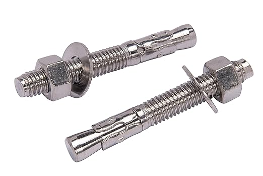 Bolt Dropper 1/2" x 3-3/4" Wedge Anchor (5 Pack), 18-8 (304) Stainless Steel