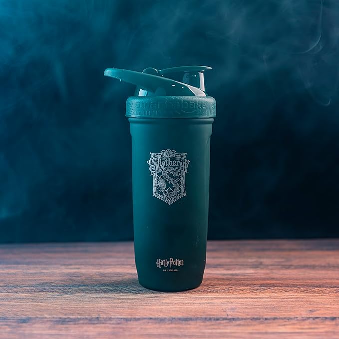 Smart Shake Reforce Stainless Steel Harry Potter Slytherin Shaker Bottle (900 ML /30oz) | Light Weight Resistance Sports Shaker Bottle with a Soft Lid | Leakproof, BPA Free & DEHP Free
