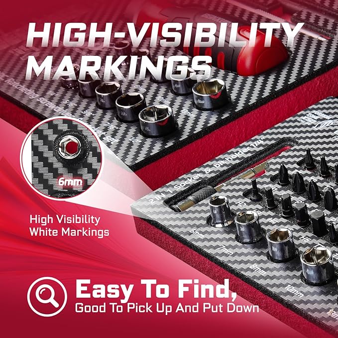 37Pieces Impact Screwdriver Bit & Socket Set with Mini Ratcheting Wrench, 30Pcs Impact S2 Screwdriver Bits, 5Pcs Sockets and 2-In-1 Bit Extension Holder Repair Tools