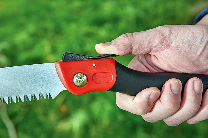 CRAFTSMAN Folding Hand Saw, 8 in. Blade, Compact Design, for Camping, Pruning, Cutting Wood, Branches or Brush
