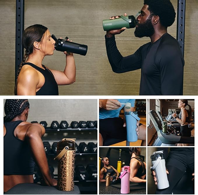 BrüMate MultiShaker Blender Shaker Bottle | 100% Leakproof Insulated Stainless Steel Shaker Bottle | Protein Shaker Bottle, and Pre Workout Bottle for the Gym | 26oz (Mocha)