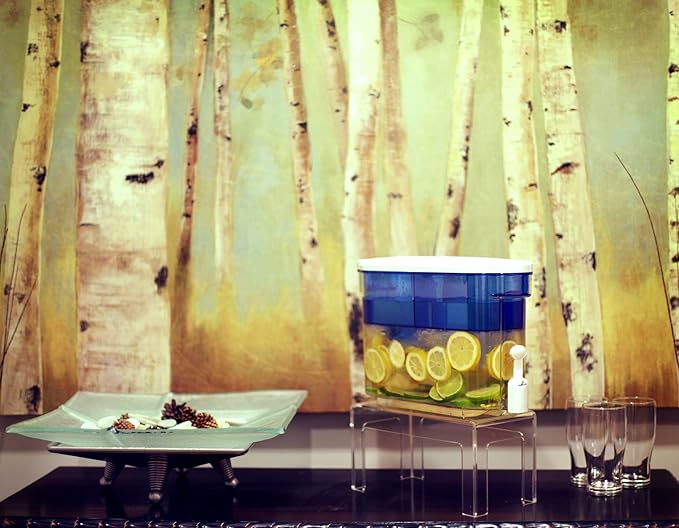 Countertop Water Filter Pitcher Stand - Clear Heavy Duty Acrylic Frame - 12" x 6" x 6" - Compatible with Brita UltraMax, PUR Ultimate and, ZeroWater ZD018