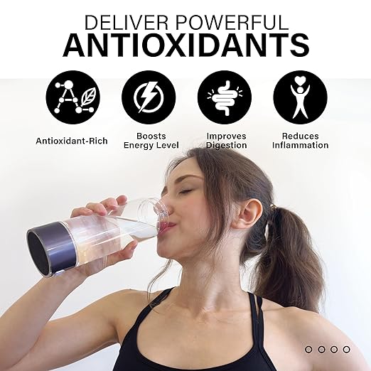 Hydrogen Water Bottle 2024 (Purple), Rechargeable Rich Hydrogen Water with SPE/PEM Technology Water Ionizer, LED Display, Generates Real 3000ppb in 5 Minutes for Home, Office, Gym (400ML)