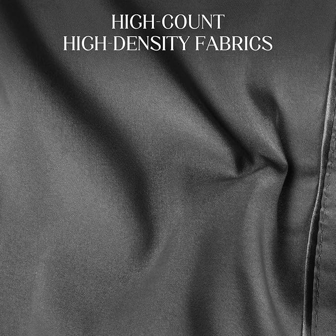 Soft Body Pillow Covers Pillowcases 60 x 21 Inch, WINKAURA Extra Large Pillow Cover for Bed Fits 54x20 Pillow, Envelope Closure, Stylish Wrinkle and Stain Resistant,Gray