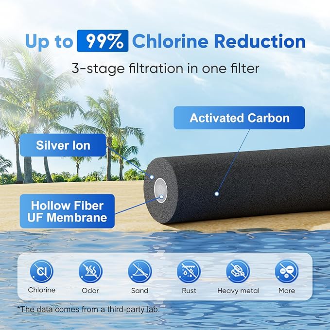 Purewell PB-2 Black Purification Elements, Replacement Filters for PB-2/BB8-2 Purification Elements and Gravity Water Filter System (2 Pack)