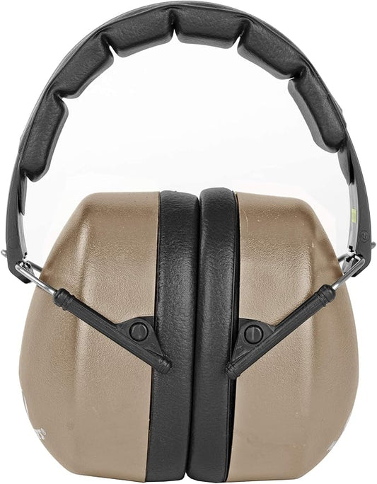 Walker's EXT Range Shooting Folding Muff - Compact 30dB NRR Noise-Blocking Hunting Gun Range Shooting Hearing Protection
