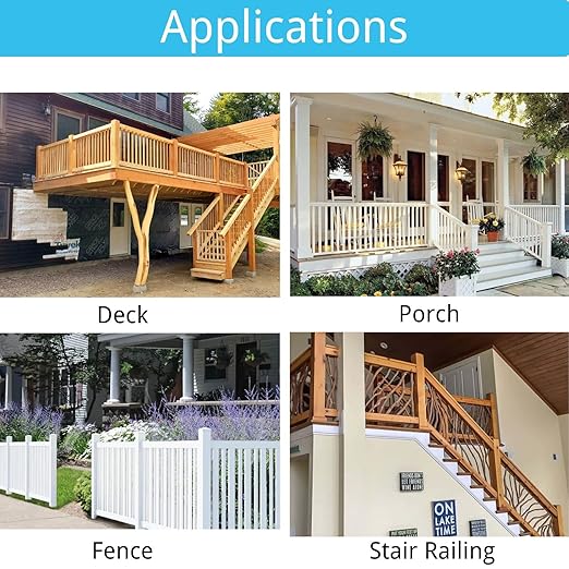 Metal Balusters - Pack of 25 Spindles for Deck Railing With Screws, 32-1/4"x1 Weather-Proof Powder Coated Railings for Wood & Composite Decks, Wavy