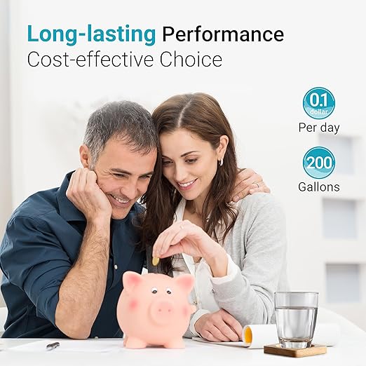 AQUA CREST Water Filter Replacement for All Waterdrop Pitchers, WD-PT-07, WD-PT-05, WD-PT-04, Reduces PFAS, Last Up to 3 Months or 200 Gallons (Pack of 1)