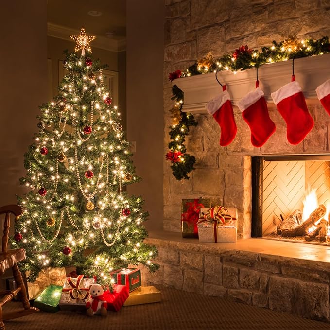 Brightown 50 Pack C9 LED Christmas Light Bulbs, Clear Plastic C9 Shatterproof LED Bulbs Replacement for Christmas String Lights, E17 Intermediate Base, Commercial Dimmable Holiday Bulbs