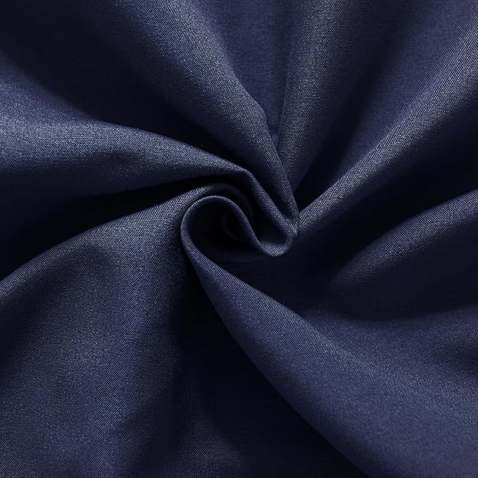 Bed Skirt Full Size Ruffled Bed Skirts with Split Corners, 12 Inch Drop Dust Ruffle Bed Skirt with Platform, Blue