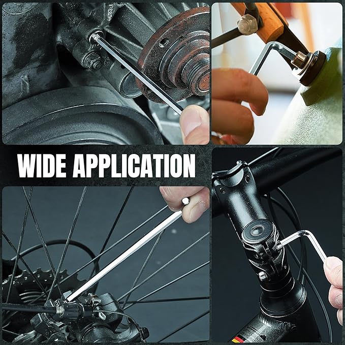 SK 9-Piece Allen Wrench Set, Hex Key Set, SAE Ball End Hex L-Key, S2 Steel