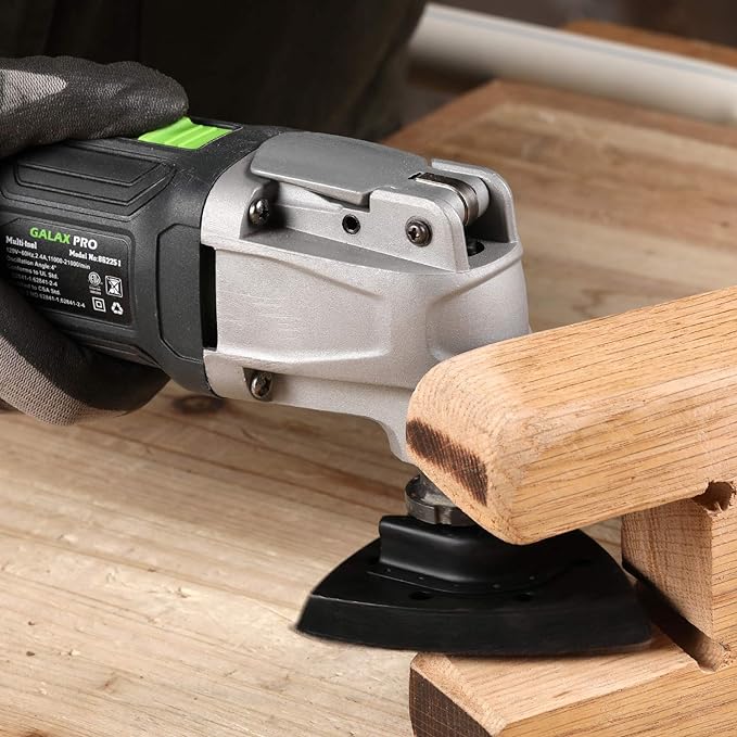 GALAX PRO 2.4Amp 6 Variable Speed Oscillating Multi-Tool Kit with Quick-Lock accessory change, Oscillating Angle:3°, 28pcs Accessories and Carry Bag