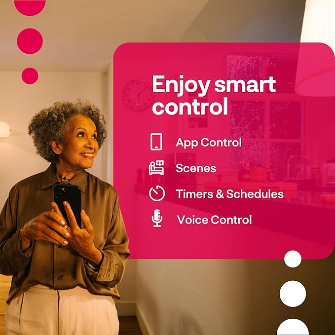 innr Smart Light Bulbs, A19 Zigbee, Works with Philips Hue* and Alexa (Bridge Required), Warm to Cool White, Dimmable, E26 LED Bulb 75 Watt, Soft White Light, 1140lm, 2-Pack